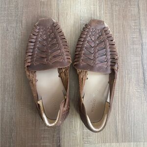 Nisolo Mens Huarache Sandal Tobacco Size 9